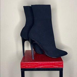 Knit Heeled Booties